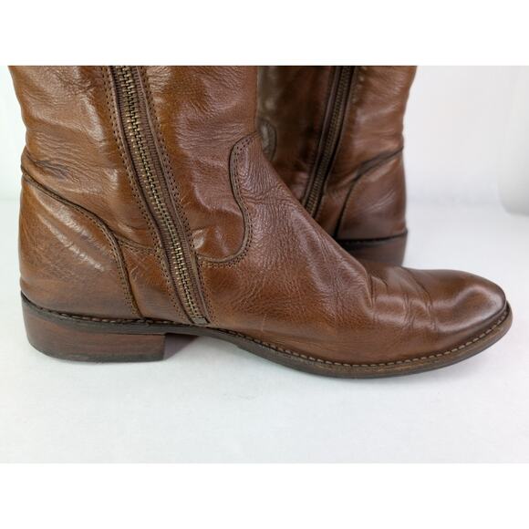 Frye Women Brown Leather OTK Over The Knee Shirley 77739 Boots Size 9.5 EUC - Picture 9 of 16